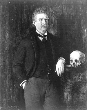 Ambrose Bierce. Portrait by J.H.E. Partington.