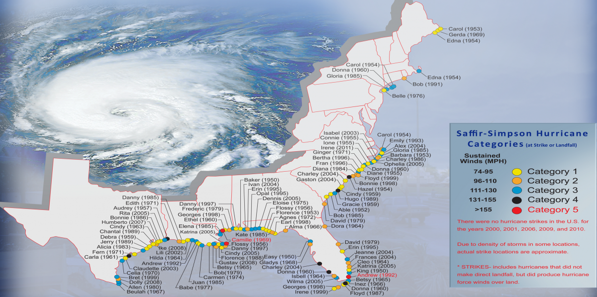 Florida Hurricane History Map Share Map