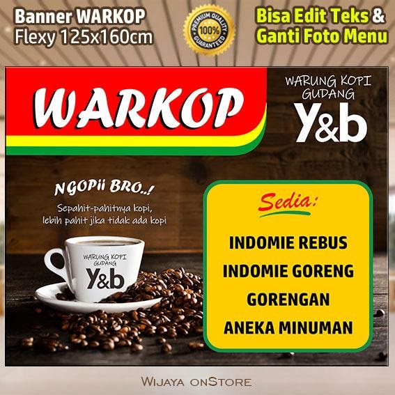 Contoh Spanduk Warkop Banner Angkringan Kopi Contoh Desain Spanduk