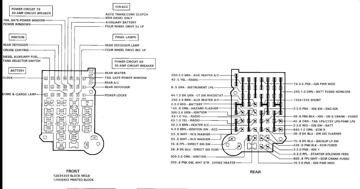 1998 Chevy S10 Wiring Diagram