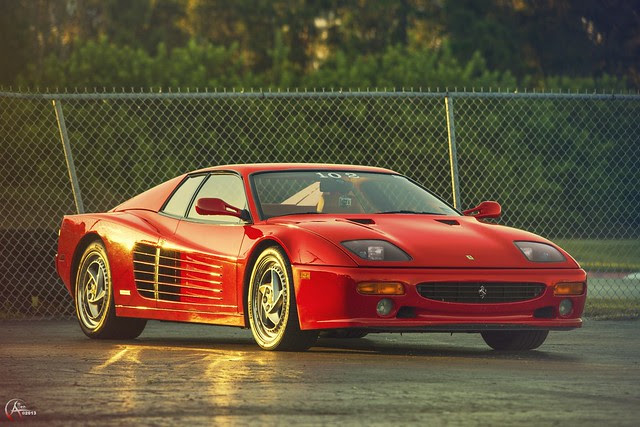 Ferrari 512M at Sunset