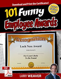 Funny Award Ideas: Funny Employee Awards Has Office Party Ideas for Tighter Holiday Budgets