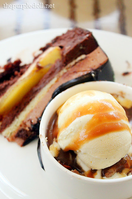 Chocolate Calamansi Mousse and Mango Crumble