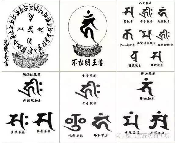 佛教梵文符号常用字 万图壁纸网