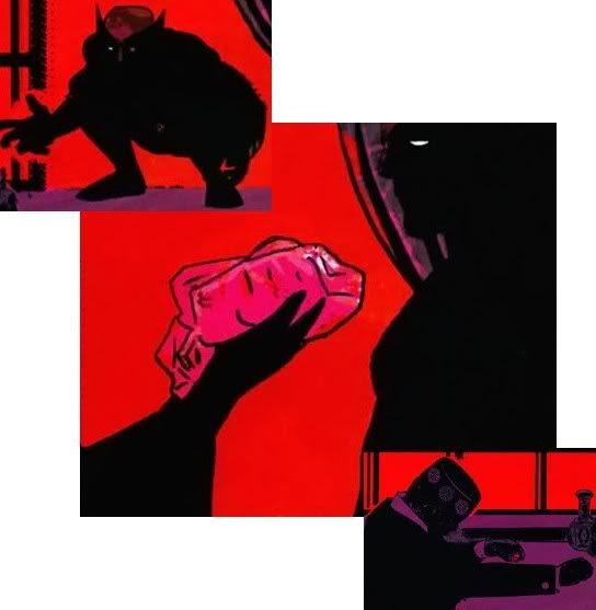 Logan pega a encomenda