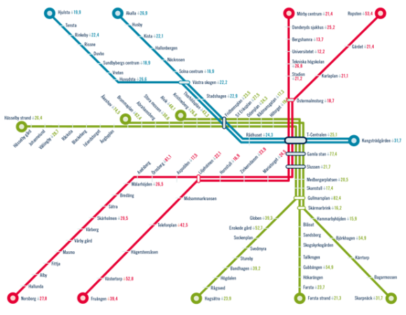 Karta Tunnelbana Stockholm | Karta