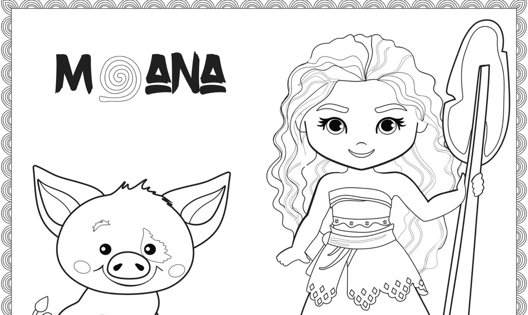 Baby Moana Coloring Pages - Gerald Johnson's Coloring Pages