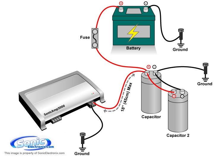 3 Farad Capacitor - Electronic Diagram