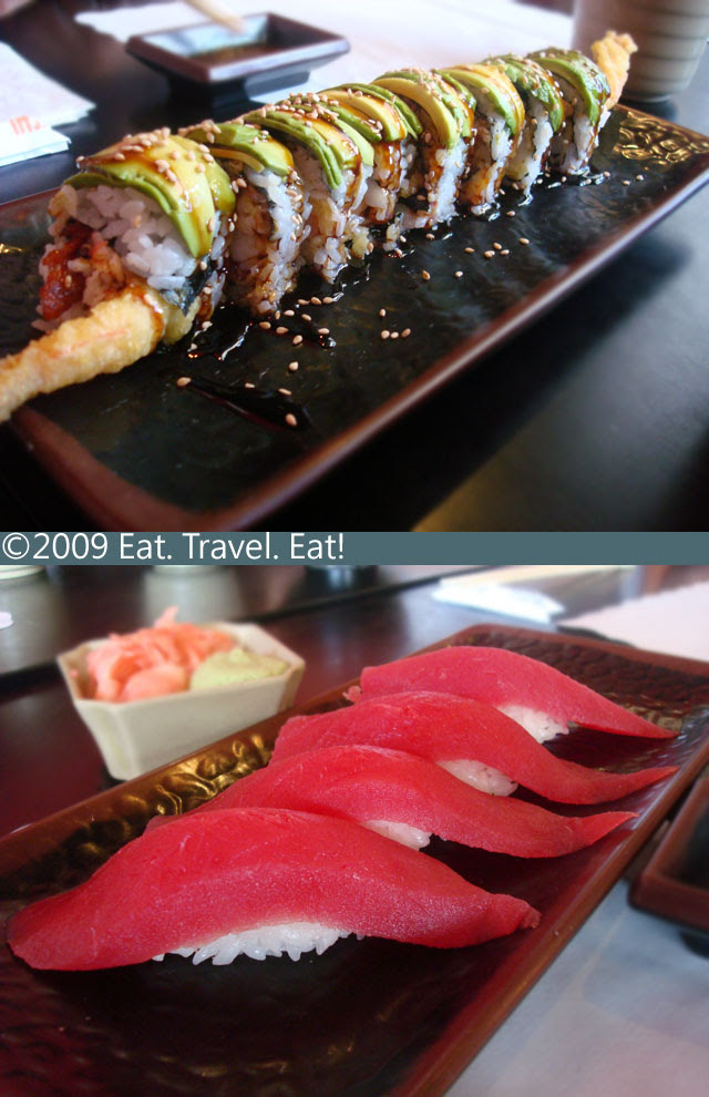 Sushi- Bluefin Tuna and Dragon Roll