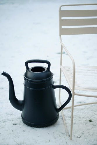 winter black & whites by wood & wool stool