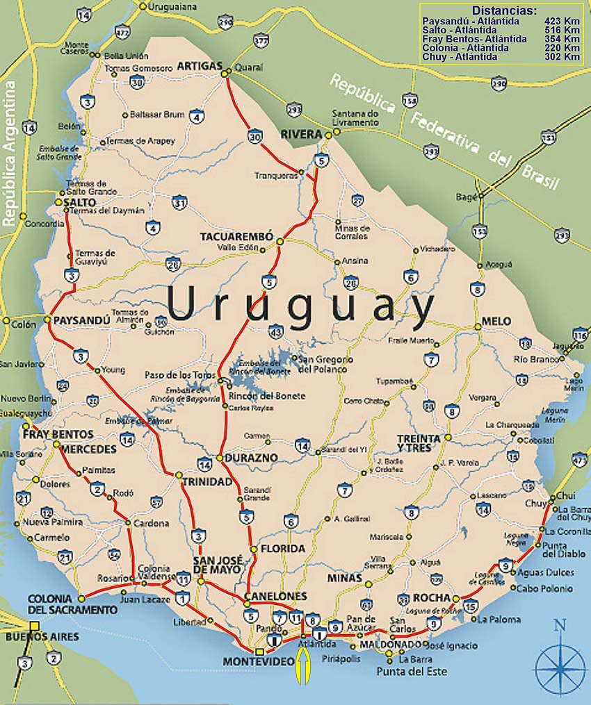 48+ Uruguay Mapa Politico Mudo Images