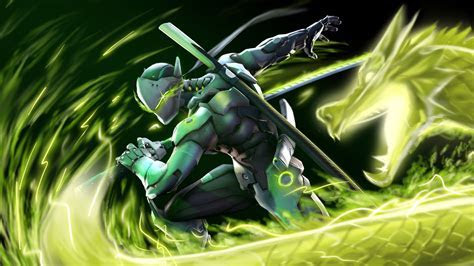 Genji dragon Overwatch Art ninja Wallpaper #553 Genji dragon Overwatch Art ninja Wallpaper #553