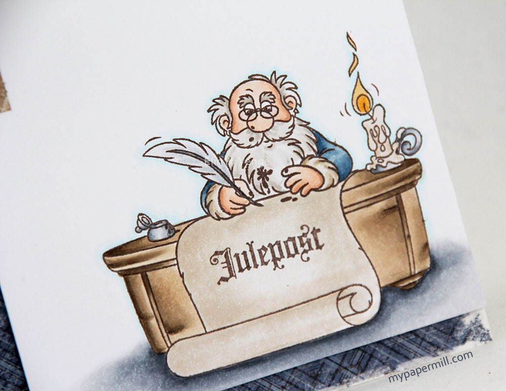 Nisse ved skrivebord motiv