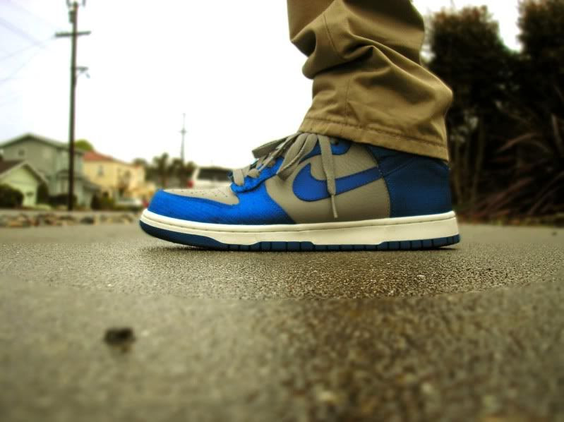 blue grey dunks