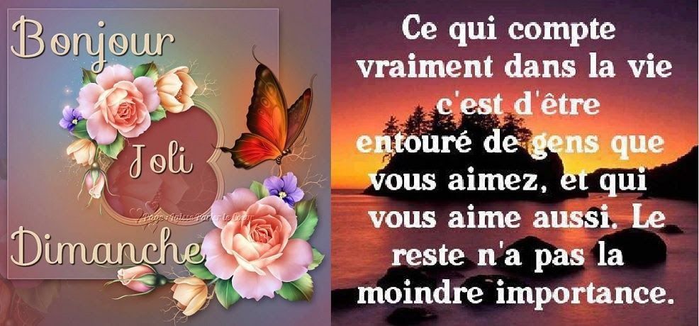 Bonjour Bon Dimanche Citation freeCitation