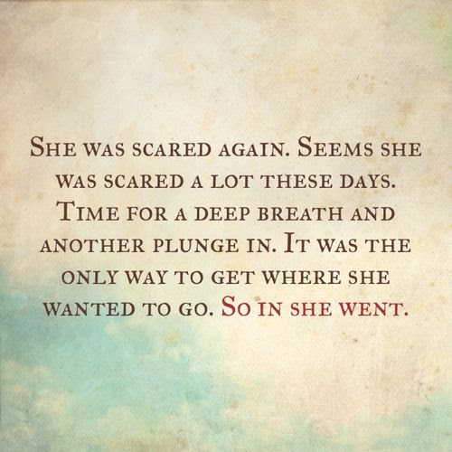 she takes flight.