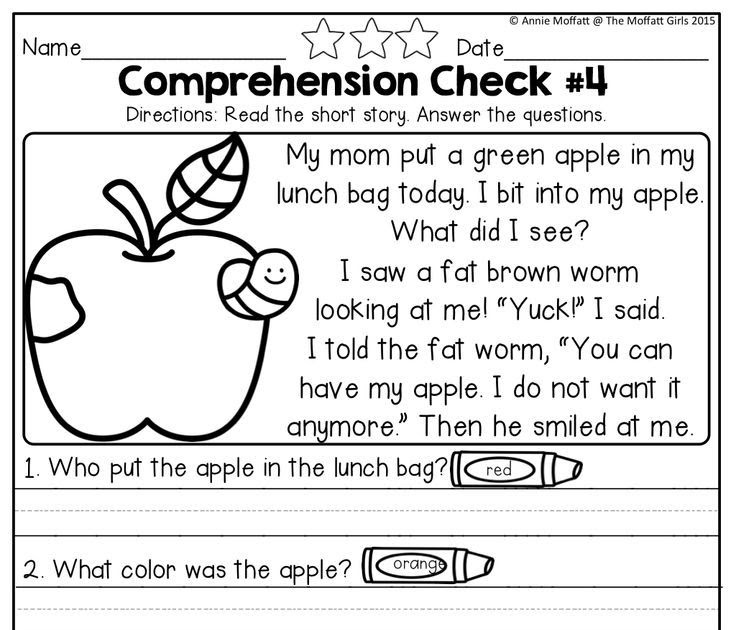 Reading Comprehension Activities For Primary Students - Lori Sheffield ...