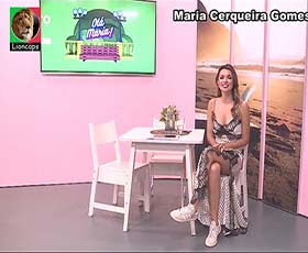 Maria Cerqueira Gomes sensual no Ola Maria