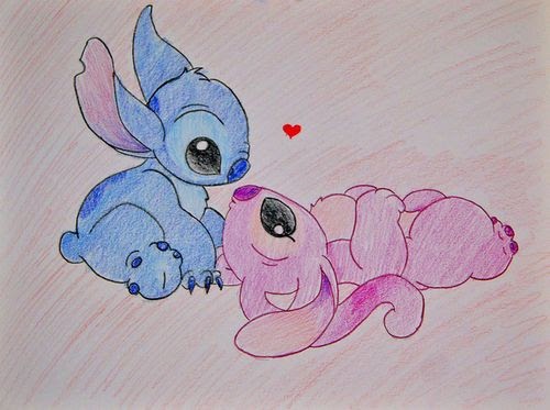 35 Latest Stitch And Angel Drawing Easy