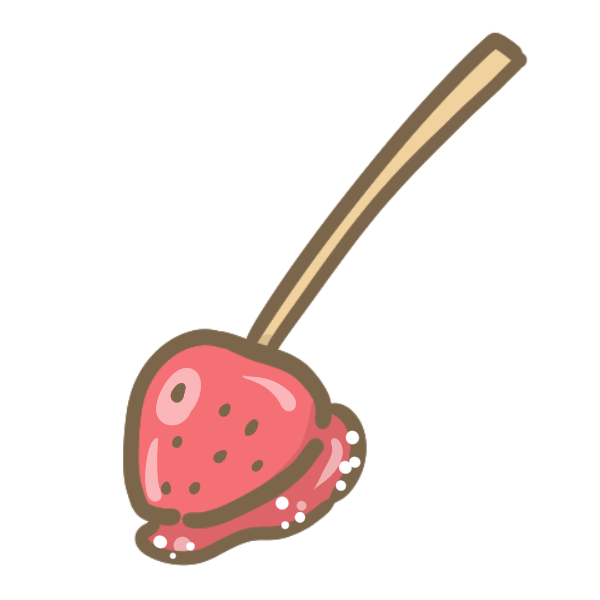 ぜいたくかわいい いちご 飴 イラスト かわいいディズニー画像