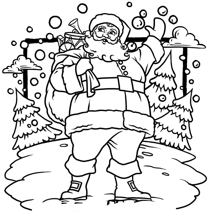 Free Printable Santa Claus Coloring Pages For Kids Free Printable Santa Claus Coloring Pages For Kids