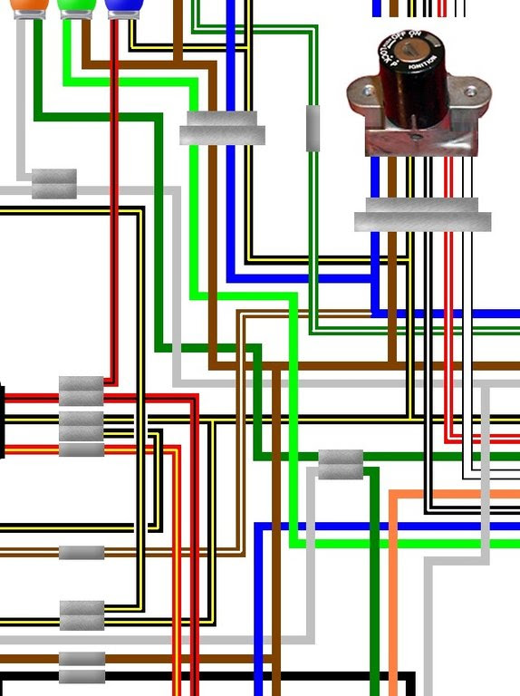Electrical Wiring Kawasaki Wiring - kawasaki 1988 KLF220-A1 Bayou