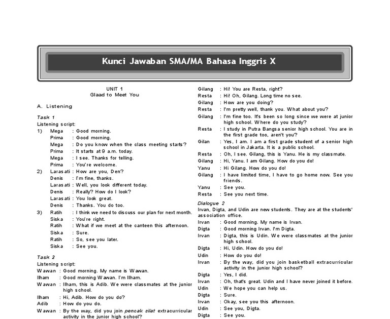 ⁂ 20 kunci jawaban lks bahasa inggris kelas 11 semester 2 pictures