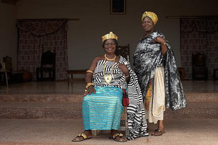 Kente or kente from Ghana, a royal cloth.