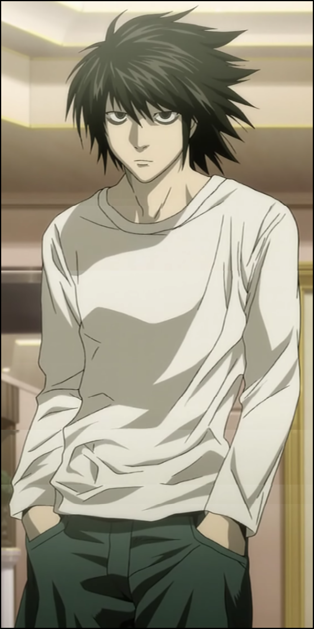 L Death Note Sentado Png : Hd wallpapers and background images