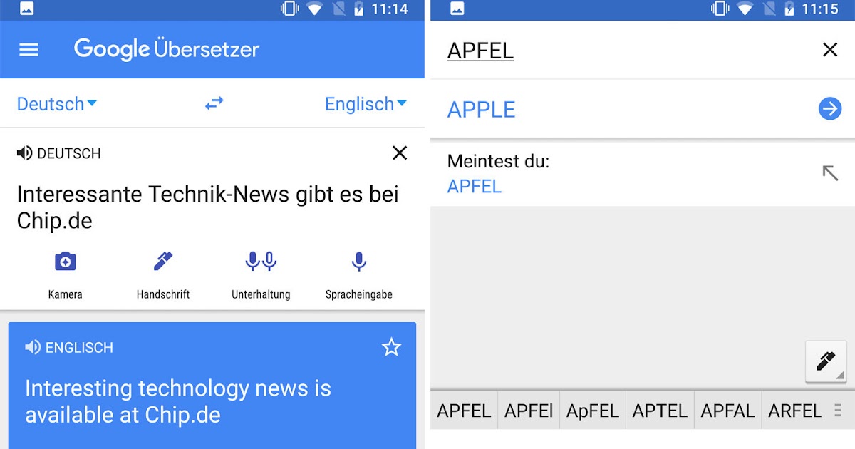 Google übersetzer Deutsch Englisch