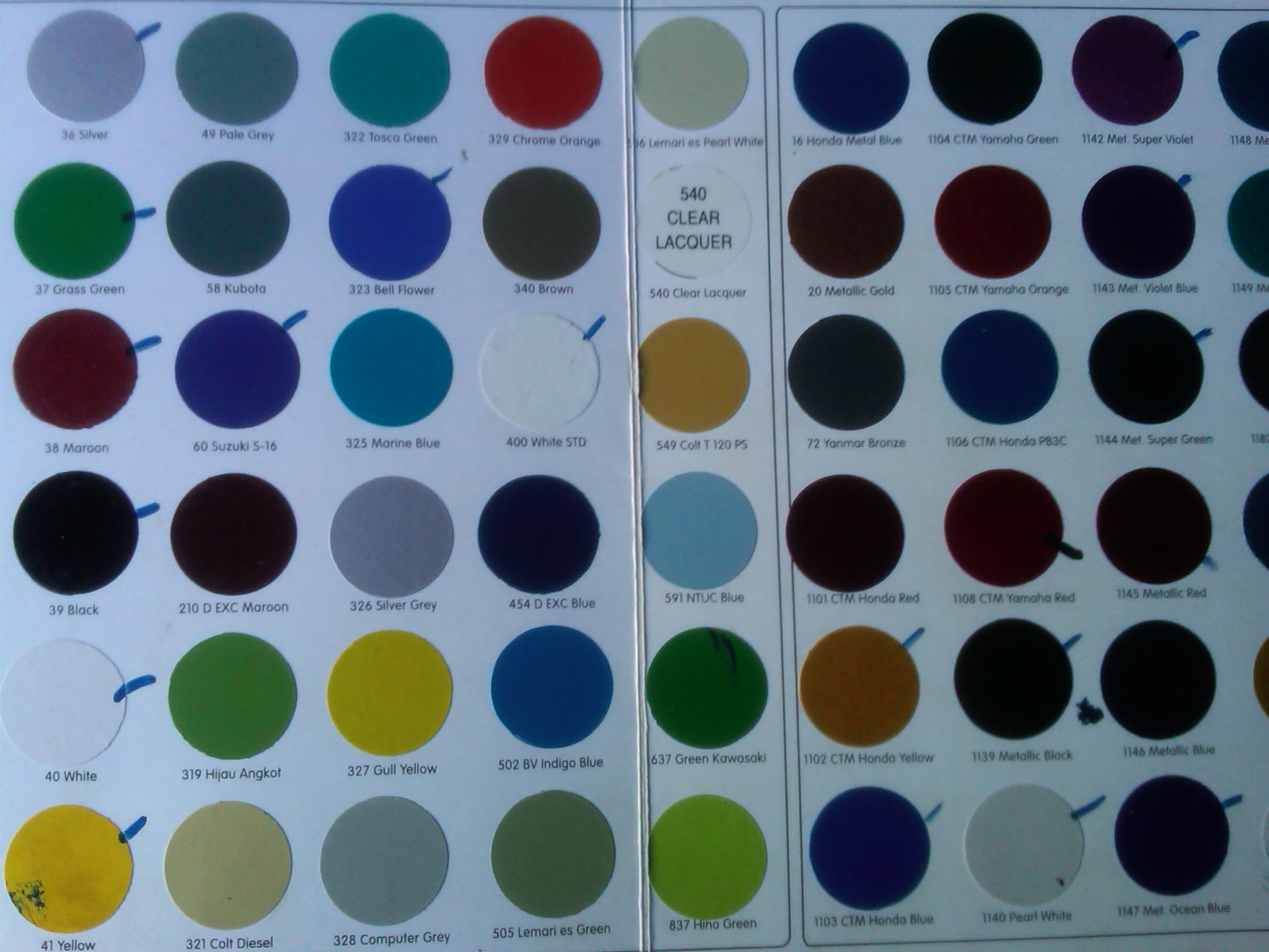 50+ Katalog Warna Cat Samurai