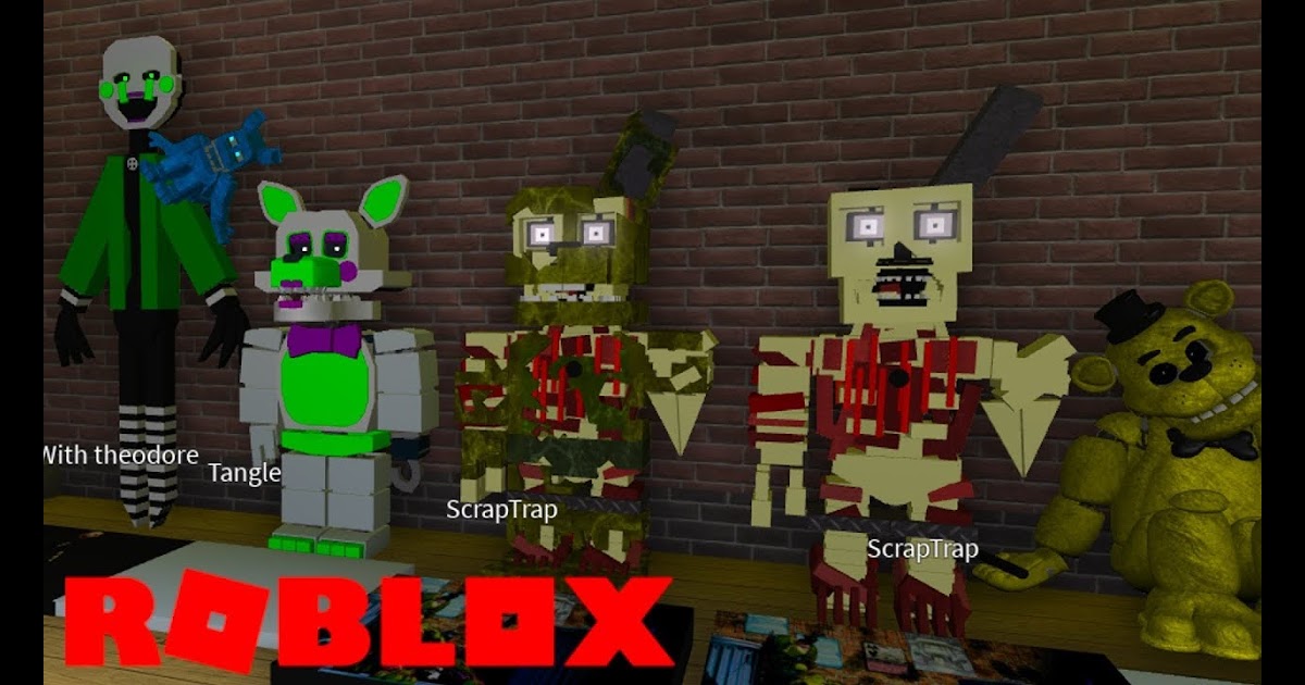 Play As Scrap Trap In A New Animatronic Location Roblox Fnaf