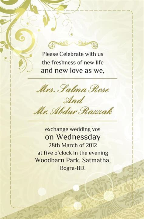 Vectorized wedding invitation cards Vectorized wedding invitation cards