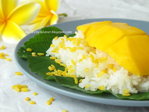 IMG_1481 1Thai mango sticky rice (Khao Nieow Ma-muang)