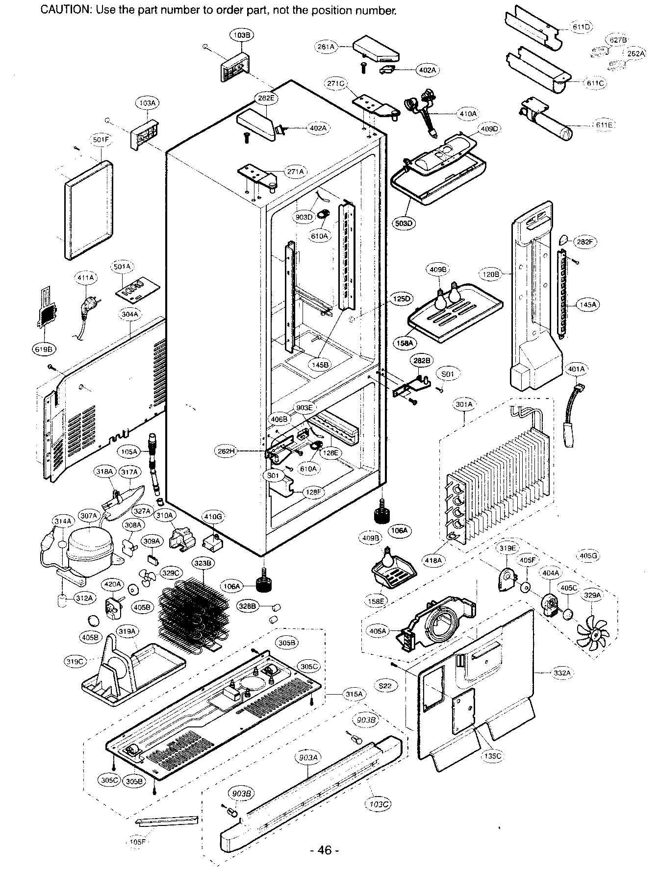 Wiring Diagram  33 Kenmore Elite Refrigerator Parts Diagram