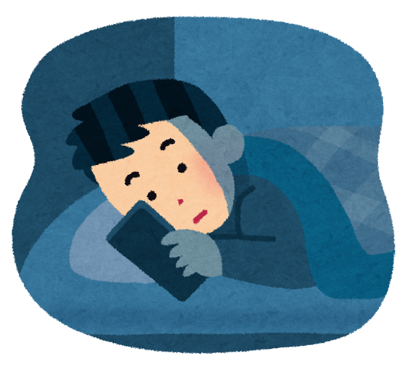 上選択 睡眠不足 イラスト イラスト