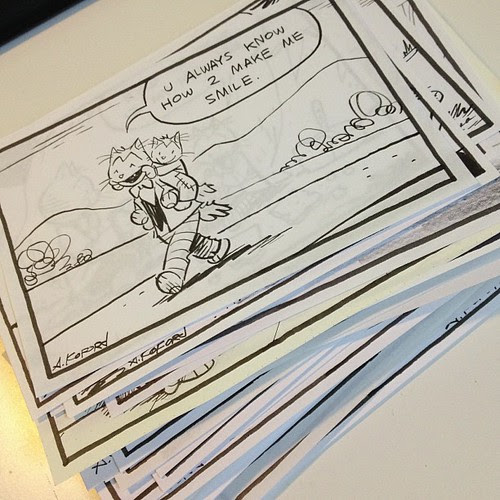 I guess it's time to start selling original comics again. It has been a while. by Ape Lad
