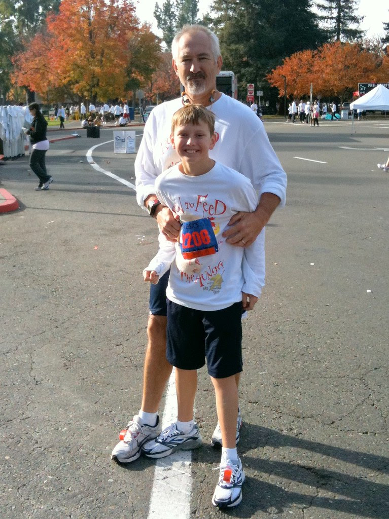 At the 2009 Run To Feed The Hungry