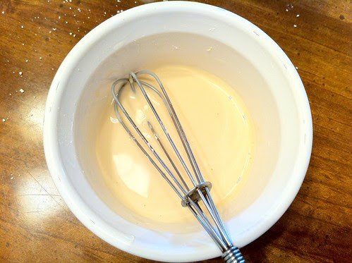 Milk Added to Corn Starch Mixture