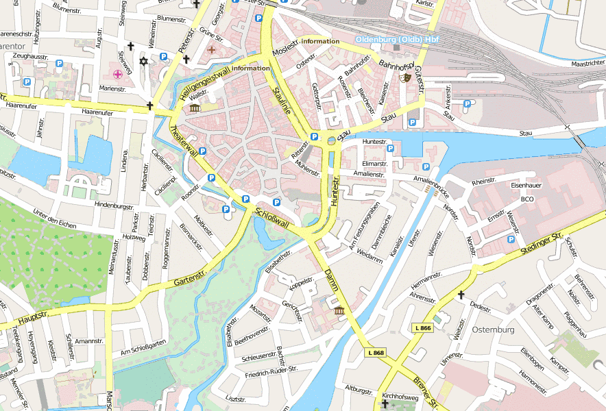Oldenburg Karte