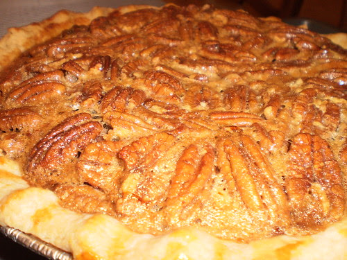 Pecan Pie Close Up A
