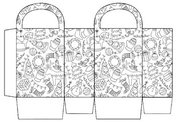 Download 324+ Crafts Gorgeous Holiday Gift Boxes Craft Coloring Pages