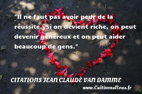 Citation Jean Claude Van Damme Travail Gratuit