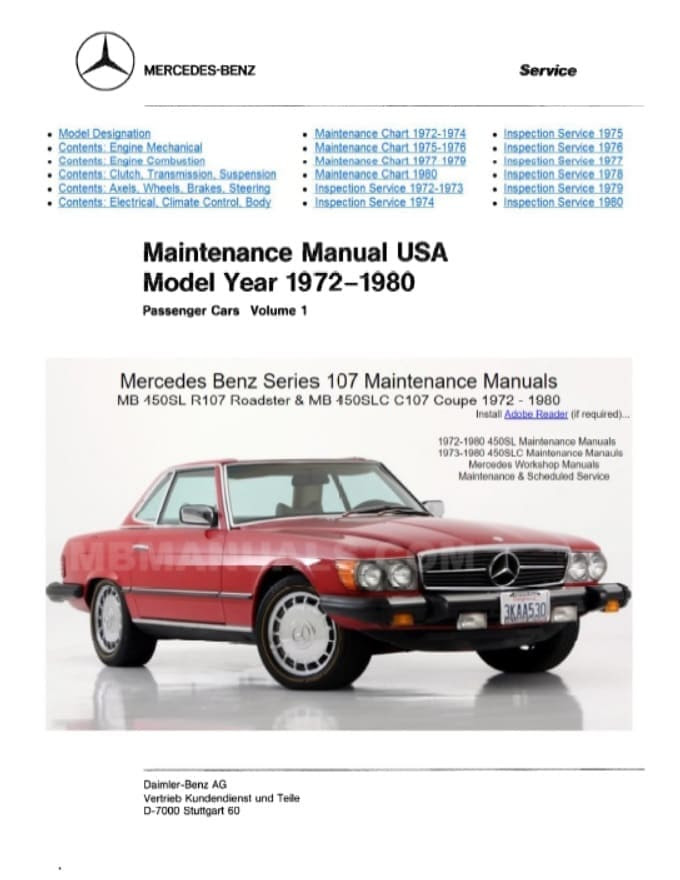 1974 Mercede Benz Wiring Diagram - 88 Wiring Diagram