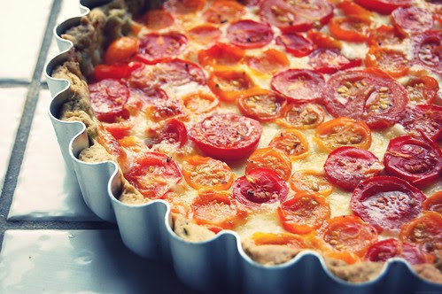 tomato mozzarella tart 1