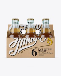 Download Free Psd Mockup Kraft Paper 6 Pack Beer Bottle Carrier Mockup Front View Object Mockups Free 751820 Psd Mockup Templates Creative Best Design For Download PSD Mockup Templates