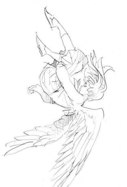 Anime Drawing Falling Pose Reference - K0nem