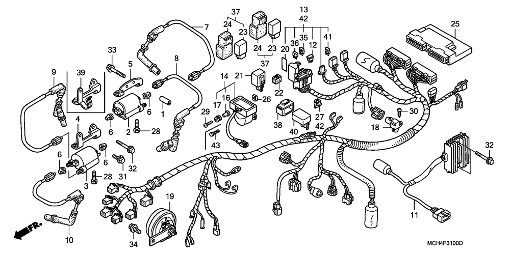 32 Honda Vtx 1800 Parts Diagram - Wire Diagram Source Information