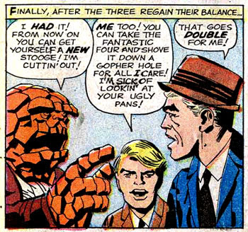 The secret origin of 'Caddyshack.' (FF #21) Just one more of the 5000 hats of Jack Kirby