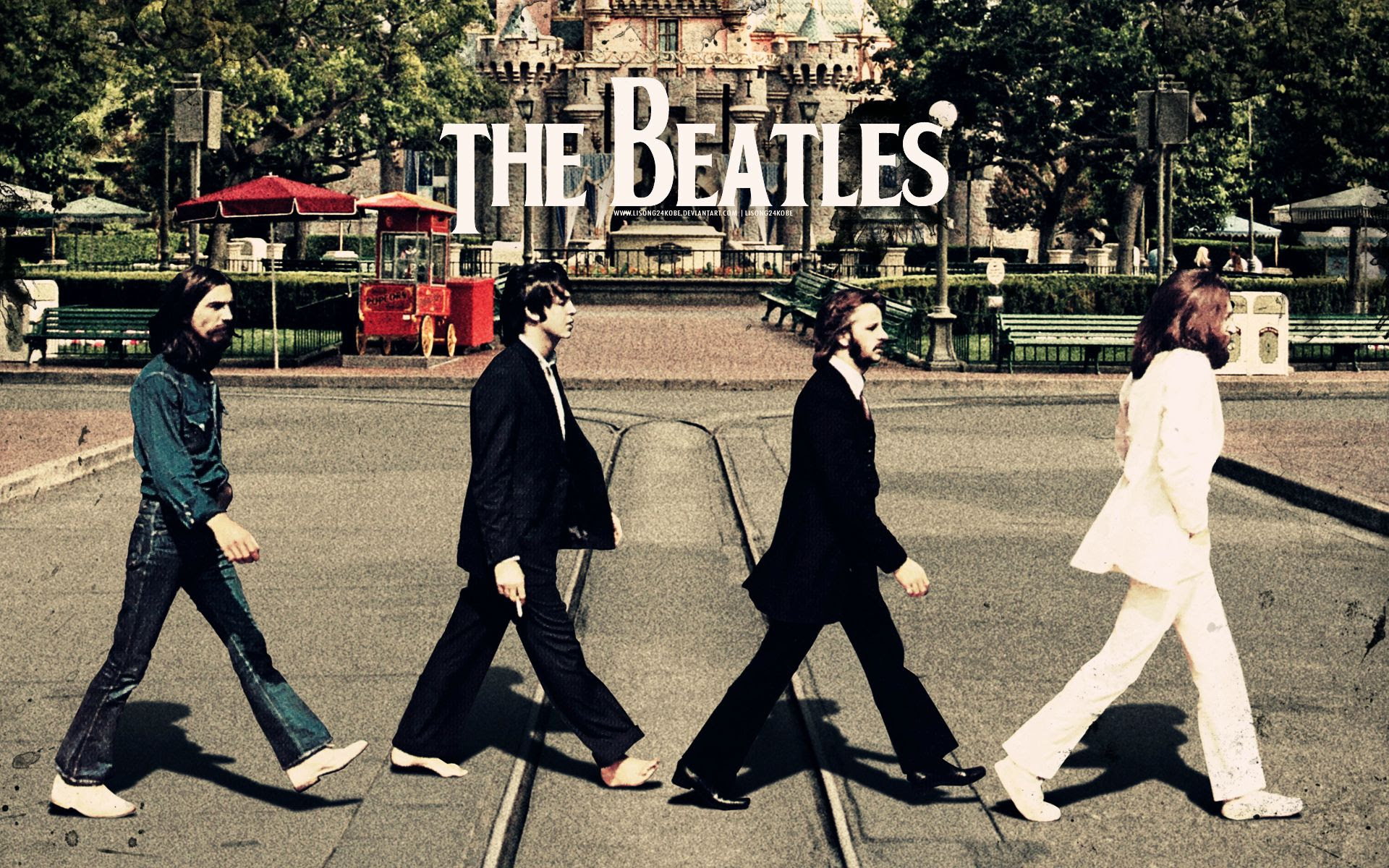est100 一些攝影(some photos): Beatles' legendary, Abbey Road album. 披頭四的傳奇